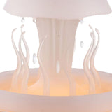 Mushroom Rotating Raindrop Humidifier 300ml Aromatherapy Essential Oil Diffuser with 7 Color Night V1294-YM0901-3113240348013