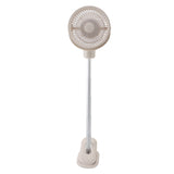 Oscillating Desk Clip On Fan Telescopic 4 Speeds Quiet USB Rechargeable Portable Small Stand Fan V1294-YM0901-3113240113511