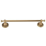 Towel Bar Copper Retro Space Saving 40CM Multifunctional Tilt Proof Single Towel Rack for Bathroom V1294-YM0901-3112230063312