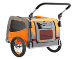 Dog Bike Trailer, Supports up to 30 kg, 2-in-1 Pet Stroller Cart Bicycle Carrier, Easy Folding Cart V952-TCTCLYSCWZXCMJR9ZV0