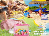 11 x 12.9 Inche Mesh Beach Tote Bags Mini Pool Reusable Colorful Polyester for Travel Party Swim V1259-DP01-A-1146