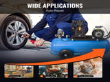 Air Compressor Head, 3HP 5.8CFM 90PSI, Twin Cylinder Oil Lubricated Air Compressor Piston V952-KQYSJBTHSSBT4JDUMV0