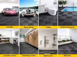 Giantz 20PCS Garage Floor Tiles Interlocking Drainage Non-Slip Tiles Heavy Duty for Workshop Black GFT-40X40-20P-BK