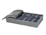 Washable Cotton Linen Six Grid Shoe Box V1294-YM0523-220420CY34
