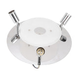 GU10 Household Ceiling Lamp 3 Heads Round Ceiling Lamp Modern Ceiling Light for Bedroom Living Room V1294-YM0714-3119210321411