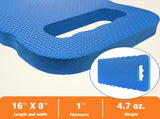 6-Pack Garden Kneeling Cushions - For Gardening, Baby Bath, Yoga, Pilates, Exercise, 16"x8"x1", Blue V1258-DP02-C-245