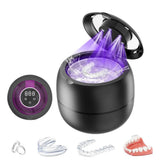 Ultrasonic Retainer Cleaner Machine 45kHz Ultrasonic Dentures Cleaner for Night Guards Braces V1263-JX-7313-2