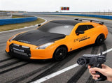 1/24 2.4GHz RC Drift Car 4WD High Speed Remote Control Racing Vehicle Orange for 3 year old V1263-JX-7287-2