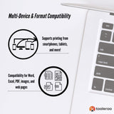 Tooleroo Portable A4 Thermal Printer White Tattoo Stencil Paper Kit - Wireless V238-SUPDZ-40904563884112