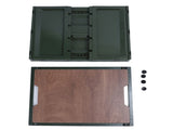 Foldable Camping Storage Box with Lids Versatile Stackable Movable Portable Camping Storage Bin with V1294-YM0901-3117240206314