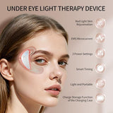 Red Light Microcurrent Eye Massager for Under-Eye Care On-the-Go V1107-CS-EGWTPM2