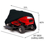 Outdoors Lawn Mower Waterproof Heavy Duty 210D Polyester Oxford UV Protection Lawn Tractor V1192-AZ-W-11164