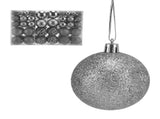 100pcs Christmas Ball Ornaments Shatterproof Hanging Balls for Christmas Tree Party DecorationSilver V1294-YM0715-3115210248113