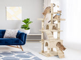 PaWz Cat Tree Scratching Post Scratcher Beige JJ0782-CR