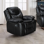 Manual Single Air Leather Recliner V195-MSCHR-BK