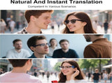 AI Smart Translation Glasses 110 Languages, Photochromic Lenses, Bluetooth Ideal for Travel, V1107-AI SMART TRANSLATION GLASSES1