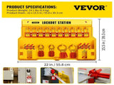 58 PCS Lockout Tagout Kits, Electrical Safety Loto Kit Includes Padlocks, Lockout Station, Hasp, V952-AQSJTZJBDGJ57NTX0V0