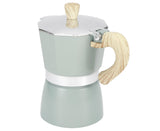 Stovetop Coffee Maker, Aluminum Moka Pot Kettle for Home Kitchen, 150ml V1263-JX-2994
