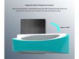 Magnetic Scrubber for Aquarium Fish Tank, Scratch-Free Glass Scraper, Keep Hands Dry, Non-Slip, V1192-AZ-W-6467