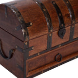 Handcrafted Treasure Chest Box w Drawer 30cm V637-59079CHS