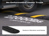 1830MM Rubber Speed Bump, 2 Channel, Heavy Duty Traffic Speed Hump, 9,979 kg/axle Load Capacity, V952-JSDDLBHPDZK1UBYXX001V0