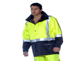 HUSKI Transit Hi Vis Waterproof Jacket Industrial Workwear Reflective UPF 50 V563-HUSKI-918095-3XL117CM