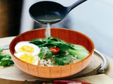 6 Pcs Wood Bowls Serving Tableware for Rice, Soup, Dip, Coffee, Tea, Decoration Wooden Salad Bowl V1369-AZ3-W-08323