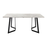 Marble Bliss Dining Set V264-DNT-413C-WHE-DNC-414V-BLU-6