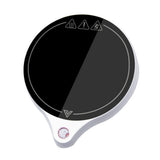 Cup Warmer Constant Temperature Electric Coffee Mug Heater Plate for Home Office Travel White V1294-YM0901-CD-BD14-WH-US220V