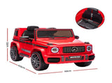 Kids Electric Ride On Car G63 Toy Cars Remote Control Red RCAR-AMG63-LS-RD