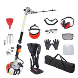 15.7-inch 26CC 2 Cycle Gas Hedge Trimmer, Gas Powered Pole Hedge Trimmer with Dual Sided Dual Action V952-RQLLJGZJDLLJRN337V0