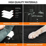 Black PawfectFriend Hard Bottom Car Back Seat Extender & Hammock for Dogs 63x132cm Waterproof, V571-PF-CAR-HMCK-BLK