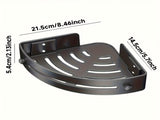 2 Pieces No-Drill Hanging Shower Caddies, ABS Plastic Bathroom Storage Racks for Sink, Toilet and V1189-LC-RY-00513