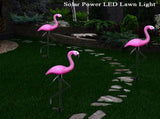3 In 1 LED Flamingo Solar Power Light for Outdoor Waterproof Yard Garden Lawn Lamp V1294-YM0727-ZM00583