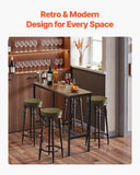 VEVOR Table, Sturdy Metal Frame High Top Pub Table, Narrow Long Kitchen Dining, Cocktail Counter V952-JXBTZJXBTZW3T867K001V0