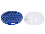 Egg Incubator 6 Eggs 15W Blue with Automatic Turner Egg Candler Display Temperature Control Poultry V1294-YM0901-3111230303811