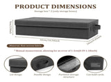 2 Pcs Cassette Tape Storage Box, Stackable Lid Structure, Protective Dust Coverage, for Easy V1366-AZ2-W-15583