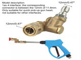 Pressure Washer Nozzle For 360 Degree Pivoting Coupler Cleaning Connector Smile Home V1189-LWWAL-20260327-04477