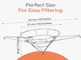 Cleaner Syrup, Better Filtration Stainless Steel Cone Filter Holder with 20 Paper Filters V1258-DP02-WO-666