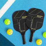 Everfit 2PCS Pickleball Paddles Set Outdoor Pickle Balls Rackets with Cover Bag Training PB-B-PADDLE-BKX2