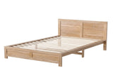 Artiss King Single Bed Frame Wooden Bed Base WBED-F-OATMEAL-KS-NA-AB