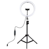 11.8 Led Ring Light With Tripod And Phone Clamp - 3 Modes Dual Colour Temperature Dimmable - Perfect V562-B3603TKP