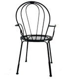 Set 2 Outdoor Vintage Chair w Arms 88cm V637-E030308
