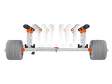 Kayak Cart, 158.8 kg Load Capacity, Kayak Trolley with 30.5 cm Inflatable PU Tires & 2 Straps, V952-SPSPHTTC13INFQKUY001V0
