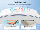 Mattress Topper, Queen Size, 76.2 mm Thickness, Memory Foam, Fiber Fill, Detachable & Washable, V952-DHYCDZ6080INB13V8V0