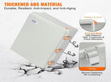 Outdoor Electrical Junction Box, 530 x 430 x 200 mm, ABS Plastic Electrical Enclosure Box with V952-SLJXHABS20X11PW8VV0