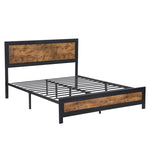 Levede Metal Bed Frame Mattress Base Double BF1047-D