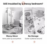 2x bedside table set wooden drawer natural white wood grain furniture V360-ZC-FNBT0049-WTBG-1D-47X2