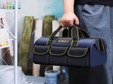 Electrician's tool Kit - Durable Oxford multi-pocket organizer, with adjustable shoulder strap, blue V1105-YAGJB-01