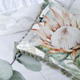 Bianca Helensvale White Floral Cotton Sateen Quilt Cover Set King V442-BCA-QUILTCS-HELENSVALE-WHITE-KI